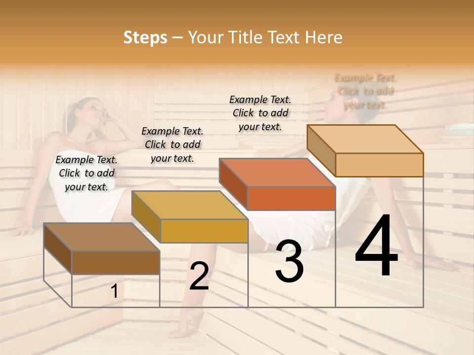 Wooden Female Rest PowerPoint Template