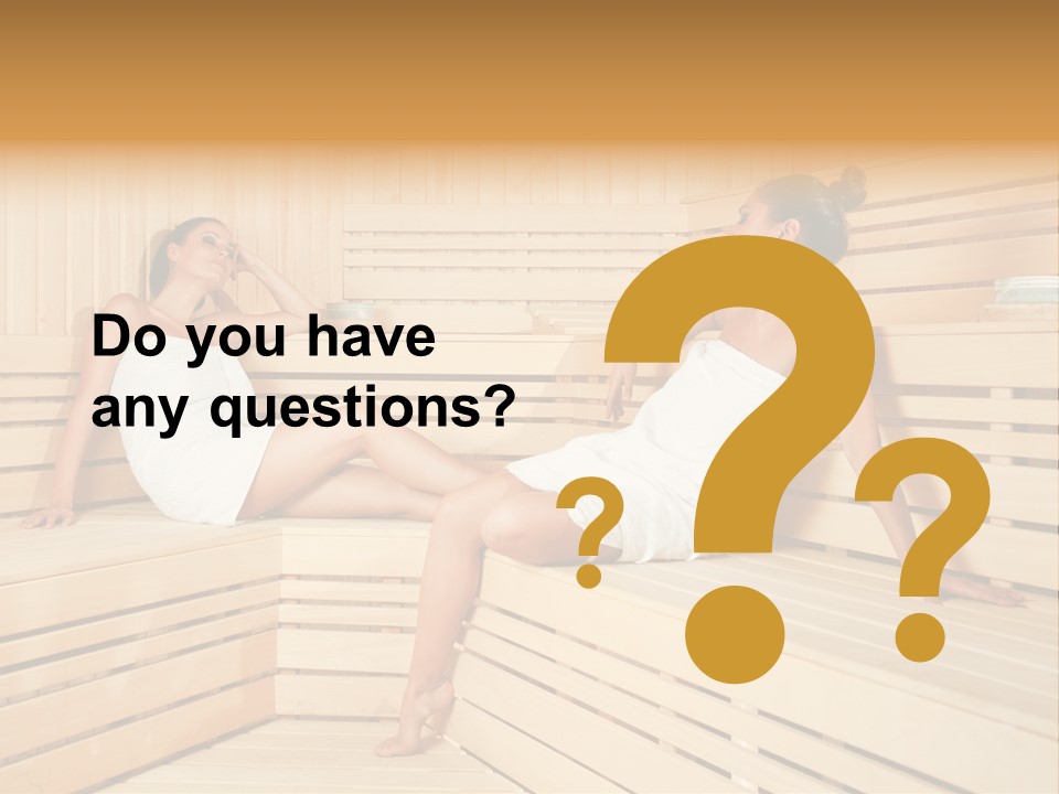 Wooden Female Rest PowerPoint Template