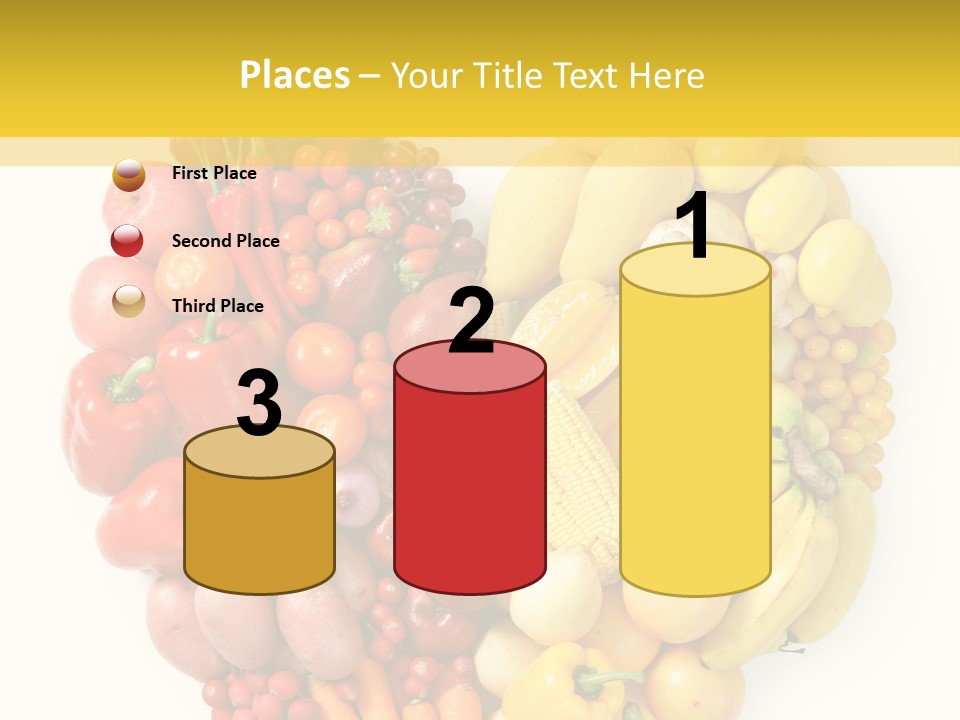 Love Carrot Bell Pepper PowerPoint Template