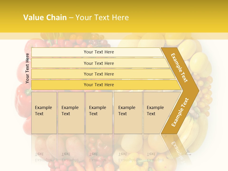 Love Carrot Bell Pepper PowerPoint Template