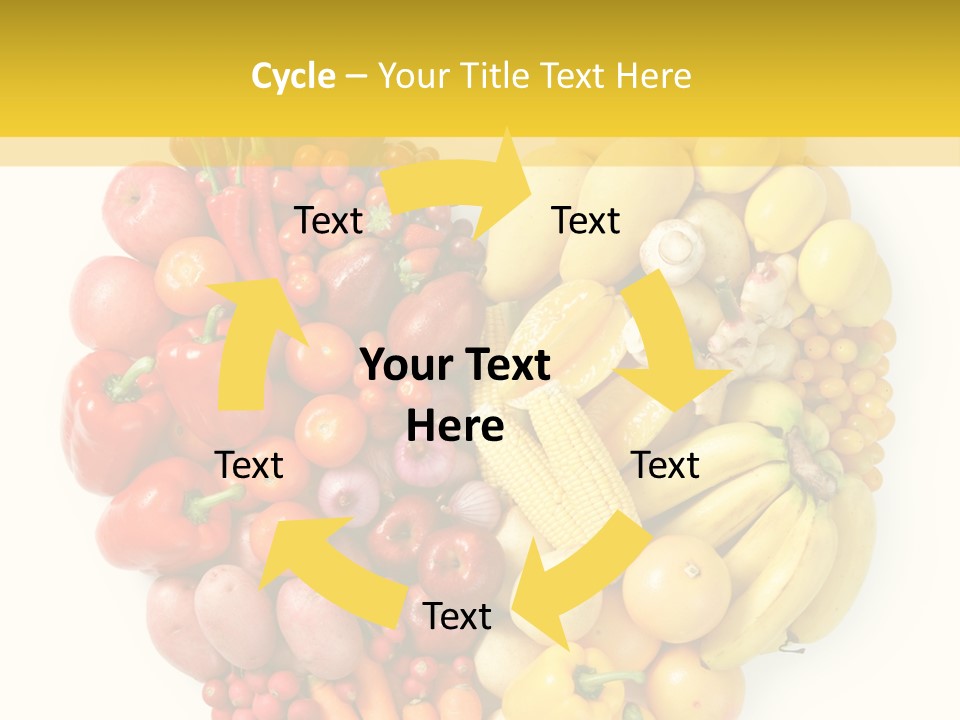 Love Carrot Bell Pepper PowerPoint Template