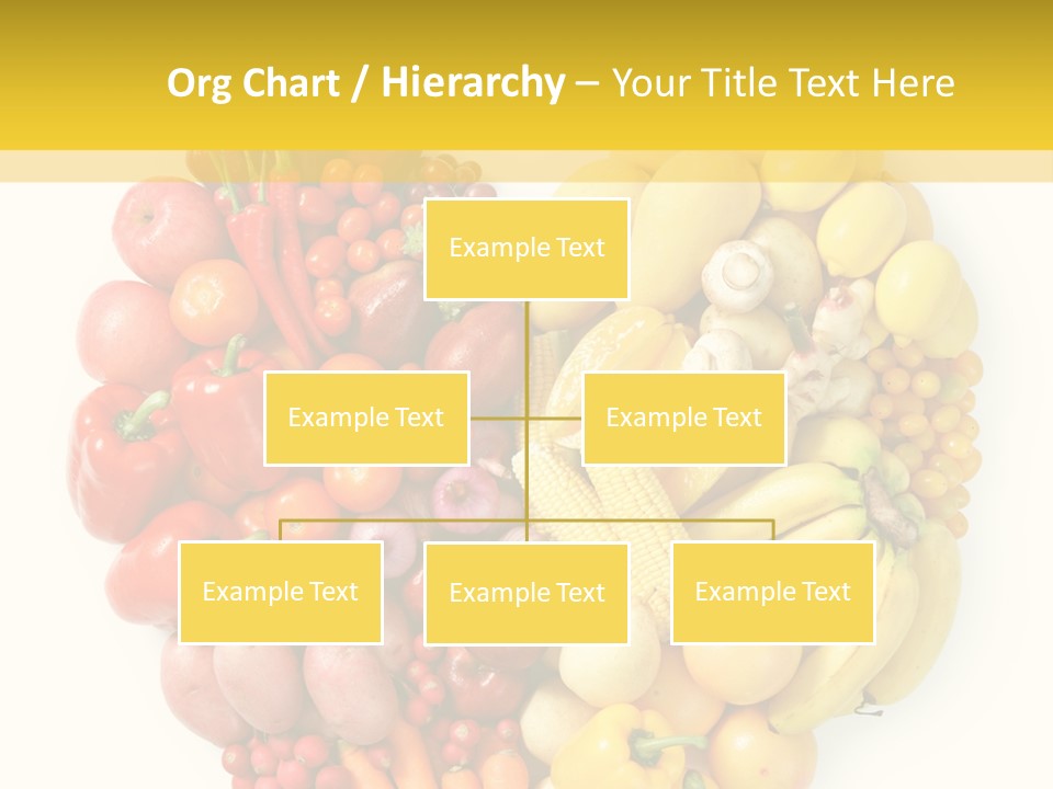Love Carrot Bell Pepper PowerPoint Template
