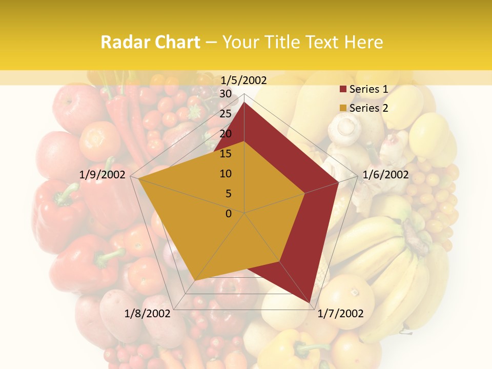 Love Carrot Bell Pepper PowerPoint Template