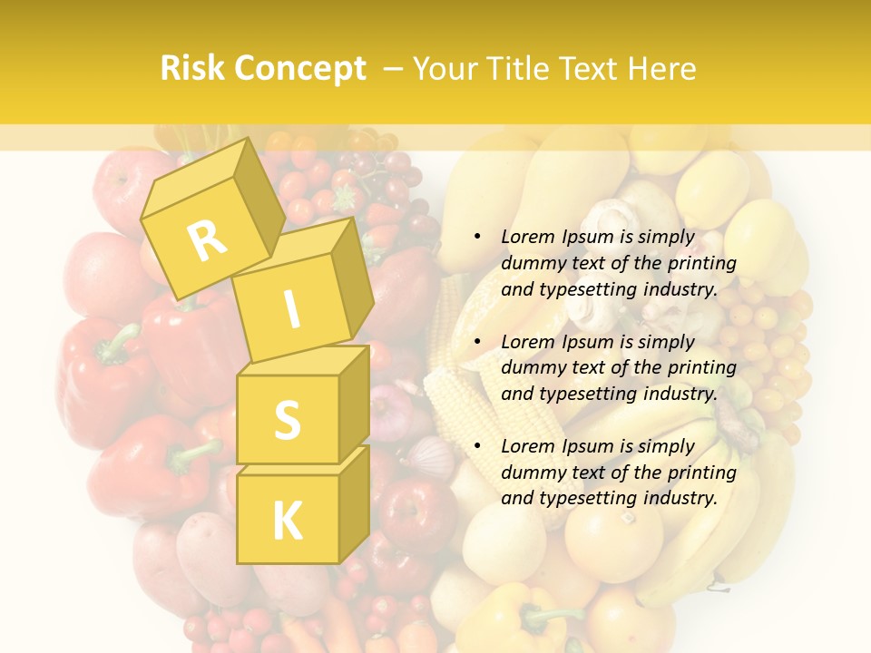 Love Carrot Bell Pepper PowerPoint Template