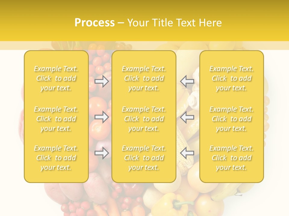 Love Carrot Bell Pepper PowerPoint Template