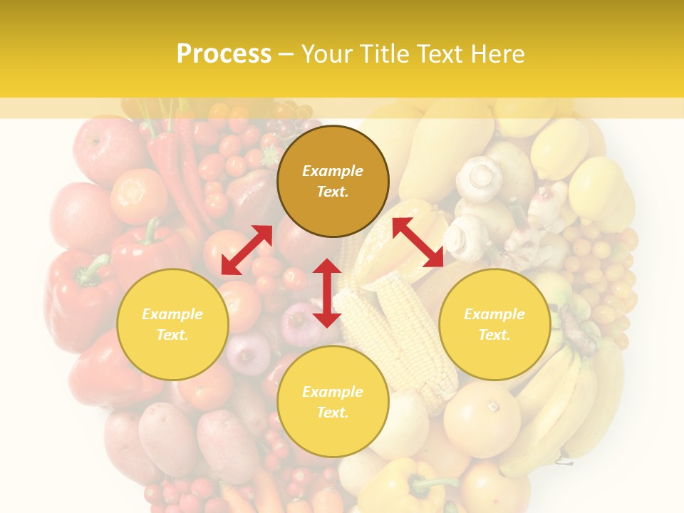 Love Carrot Bell Pepper PowerPoint Template