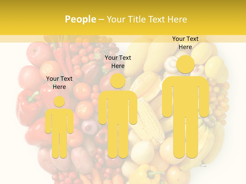 Love Carrot Bell Pepper PowerPoint Template