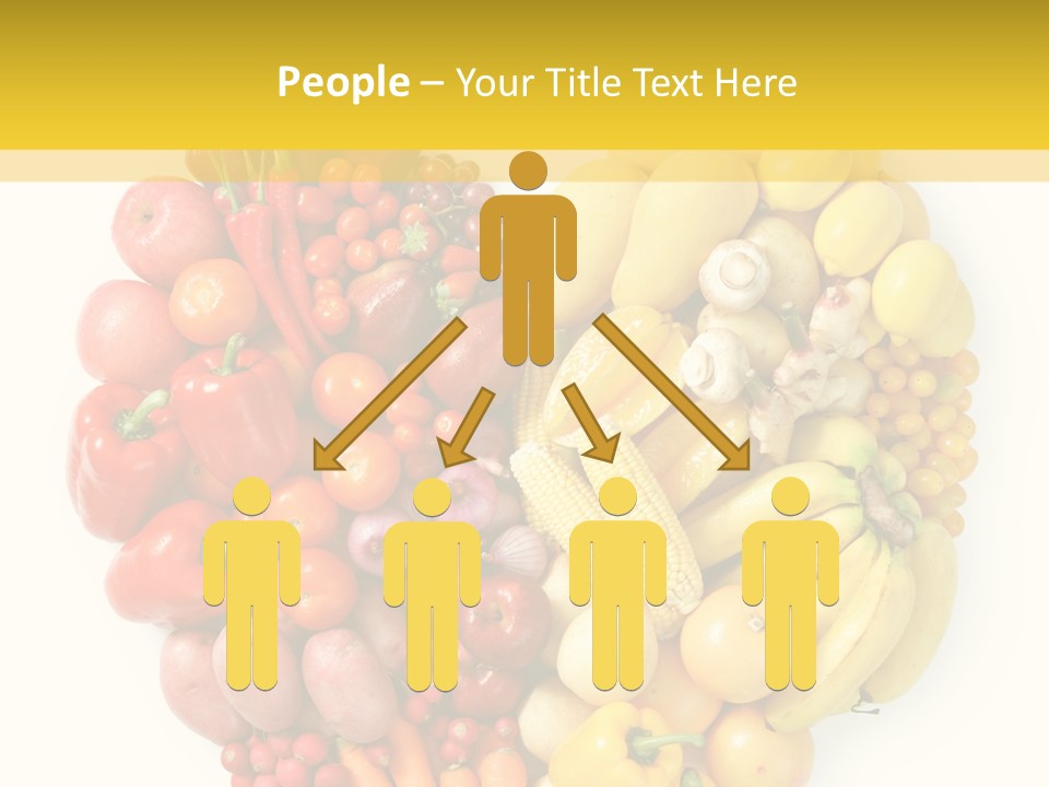 Love Carrot Bell Pepper PowerPoint Template