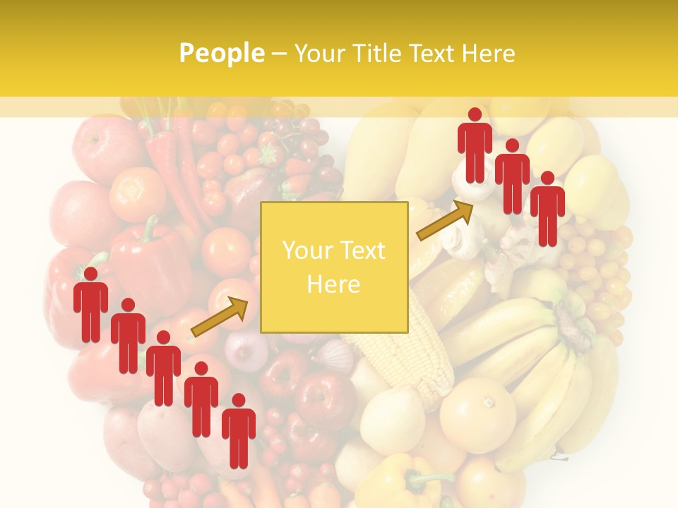 Love Carrot Bell Pepper PowerPoint Template