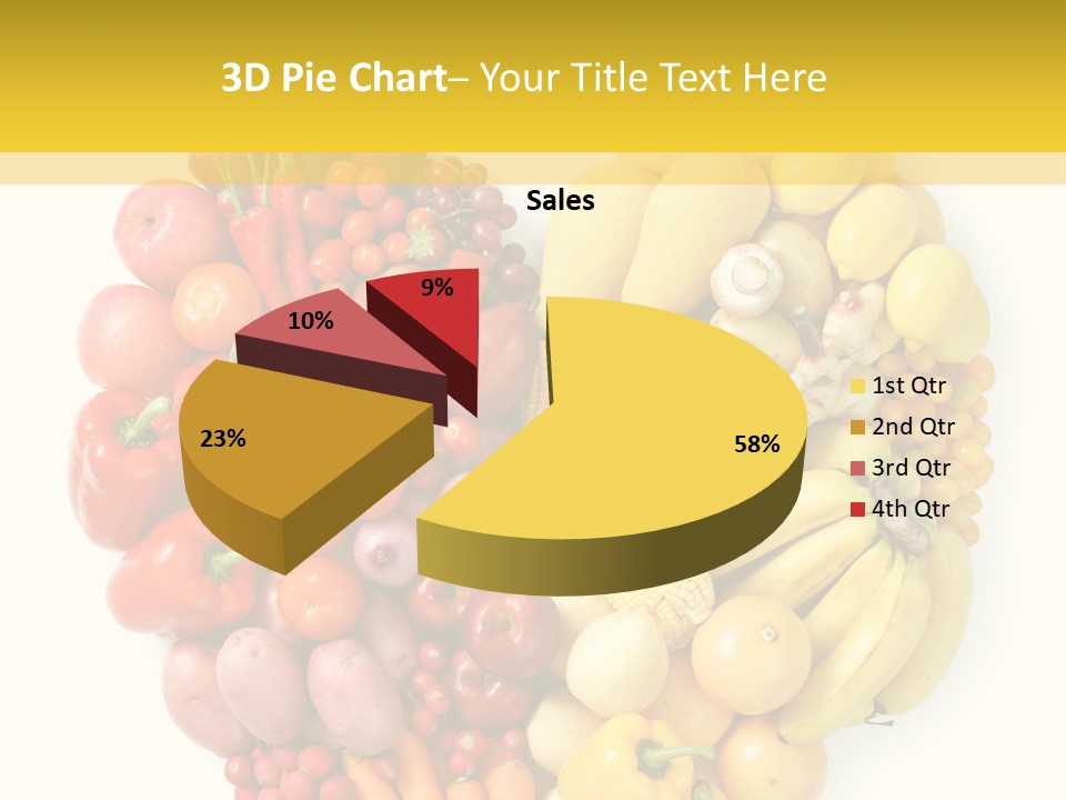 Love Carrot Bell Pepper PowerPoint Template