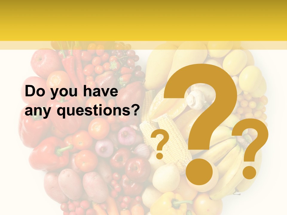 Love Carrot Bell Pepper PowerPoint Template