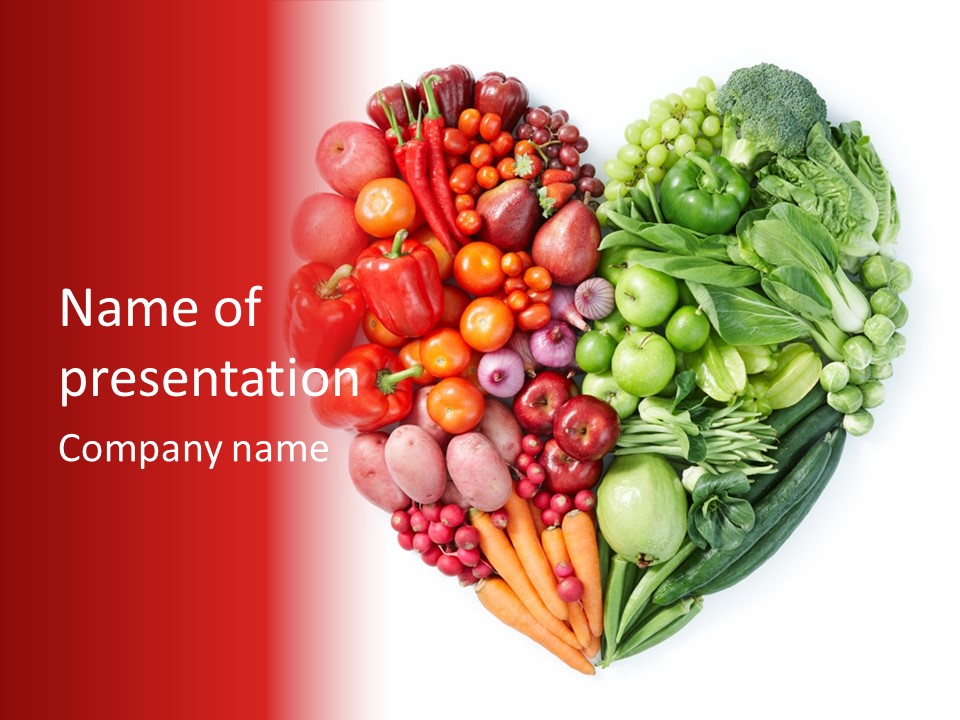 Tomato Love Fresh PowerPoint Template