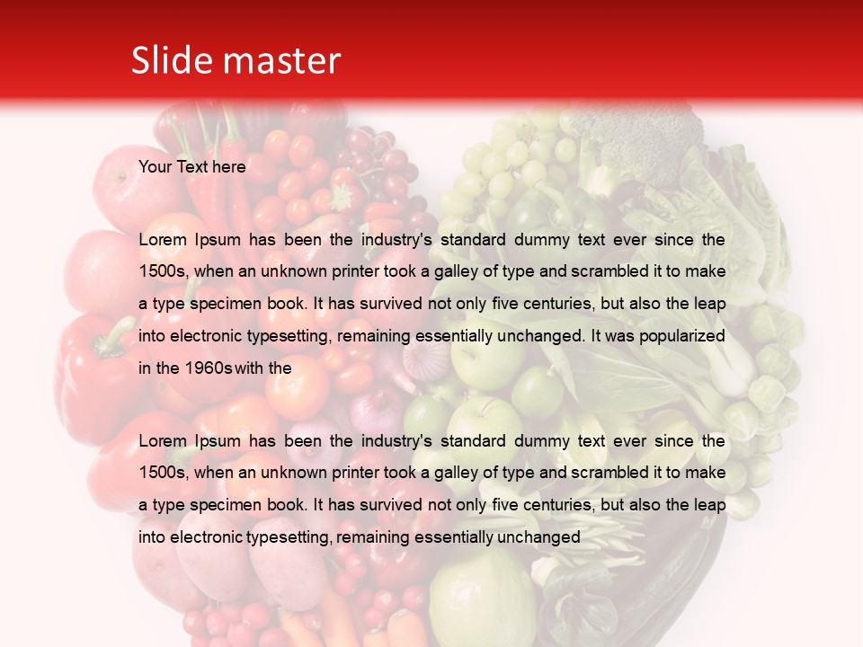 Tomato Love Fresh PowerPoint Template