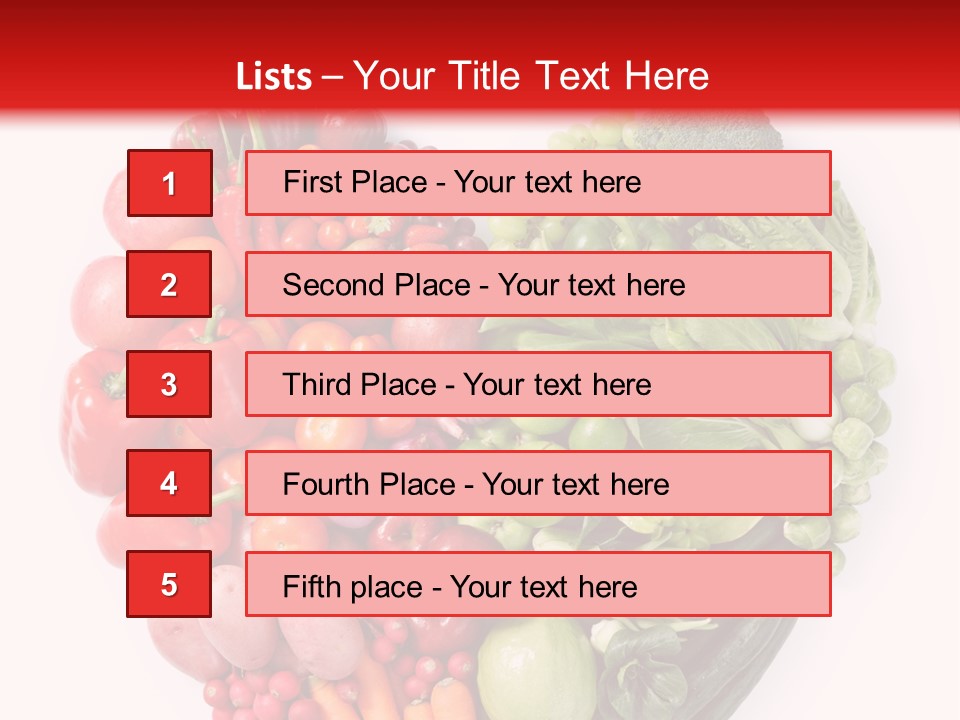 Tomato Love Fresh PowerPoint Template