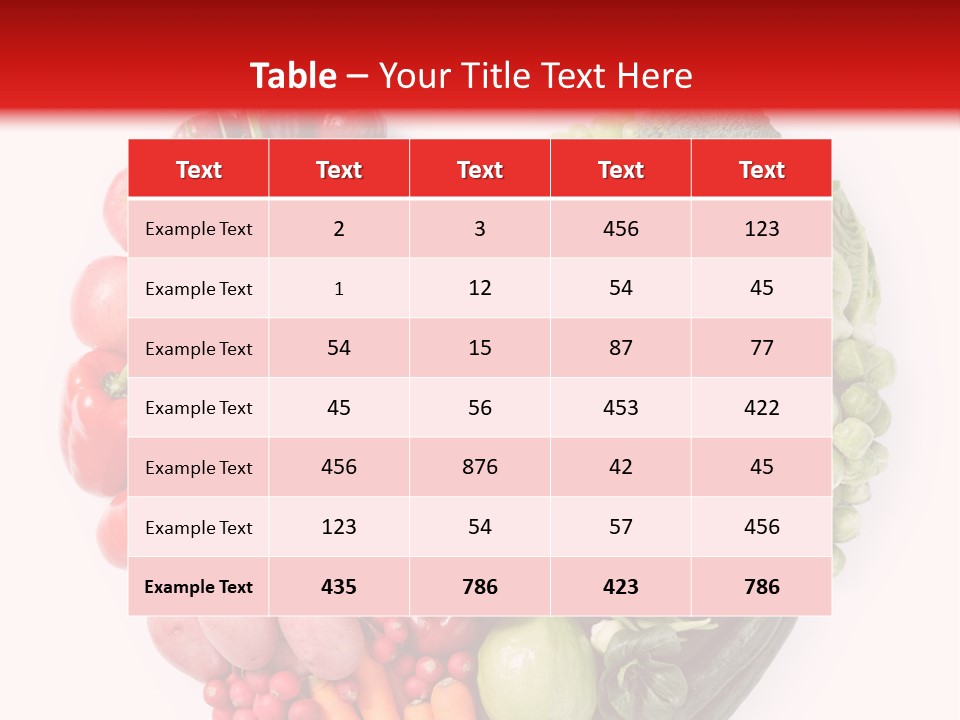 Tomato Love Fresh PowerPoint Template