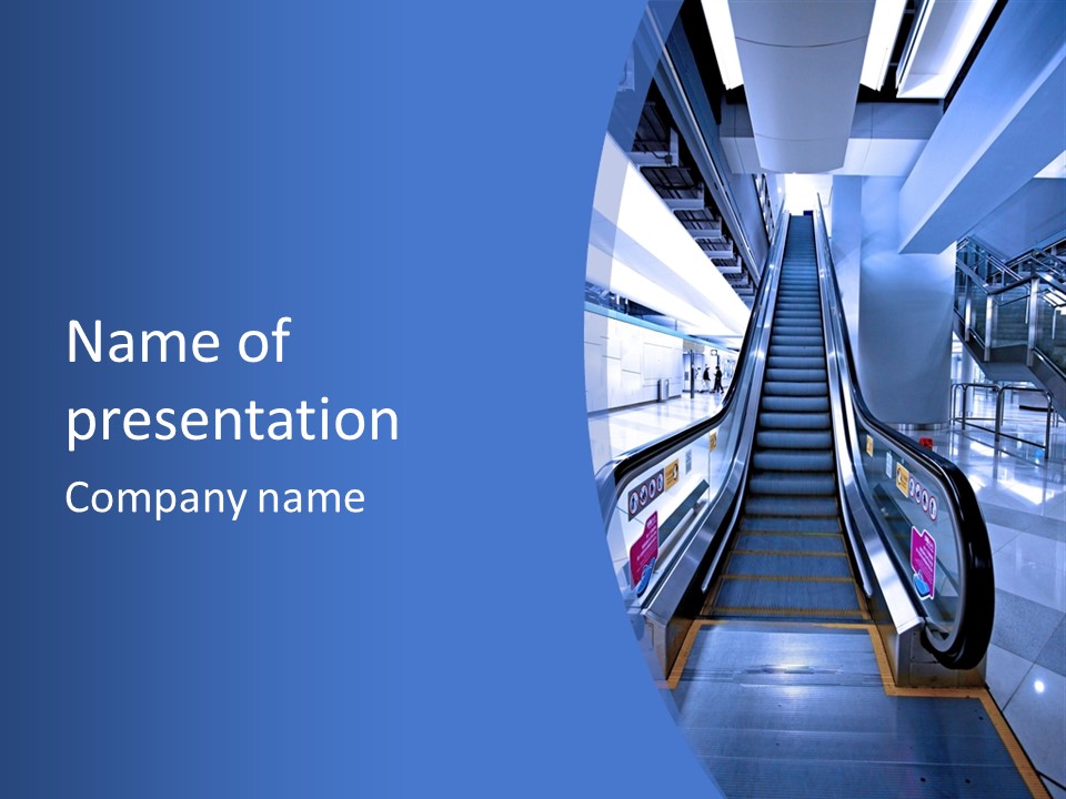 Subway Architecture Way PowerPoint Template