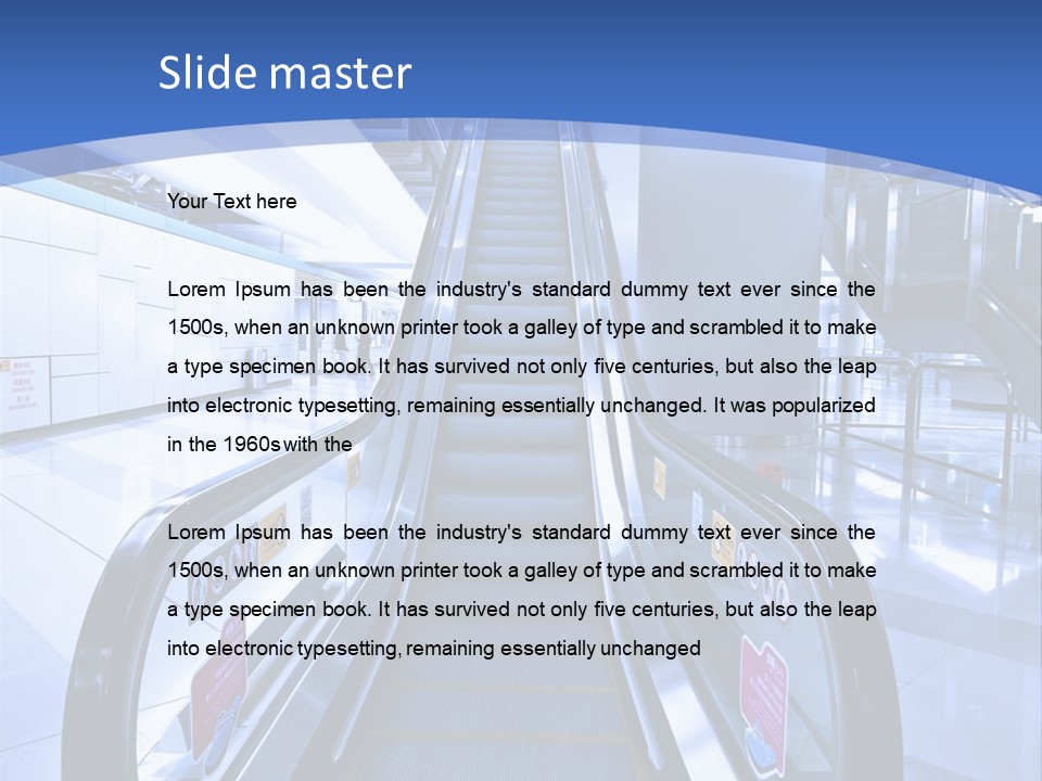 Subway Architecture Way PowerPoint Template