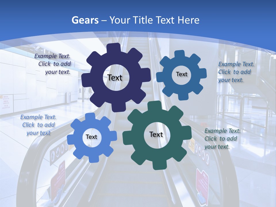 Subway Architecture Way PowerPoint Template