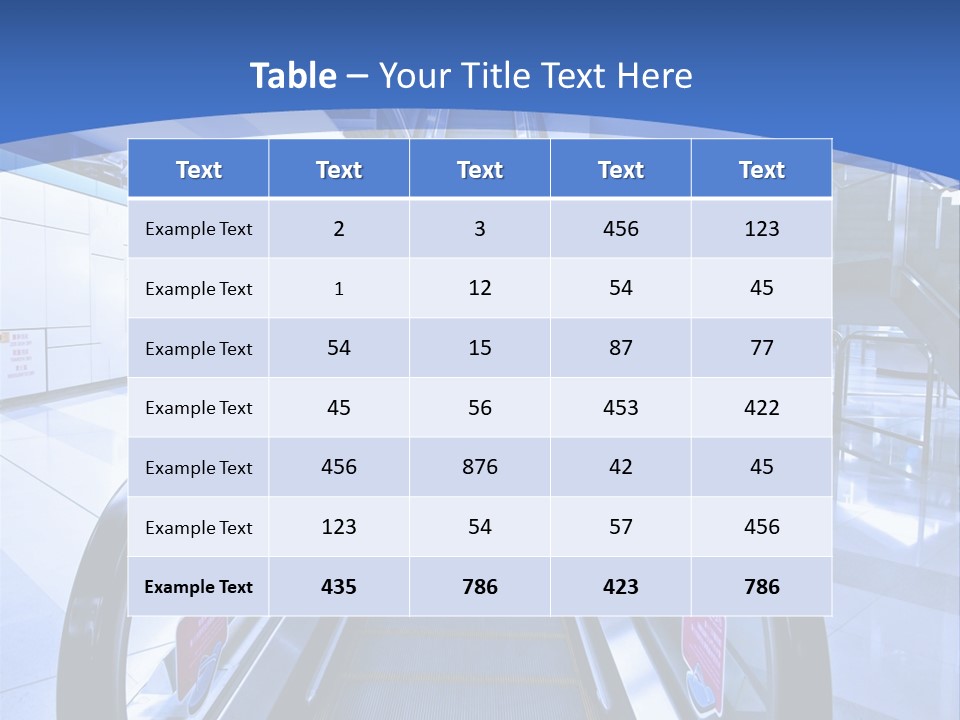 Subway Architecture Way PowerPoint Template