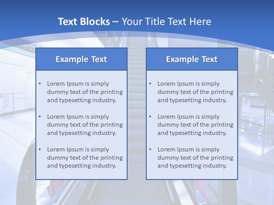 Subway Architecture Way PowerPoint Template