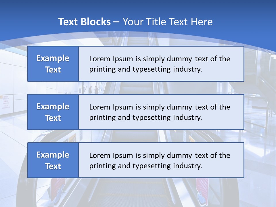 Subway Architecture Way PowerPoint Template