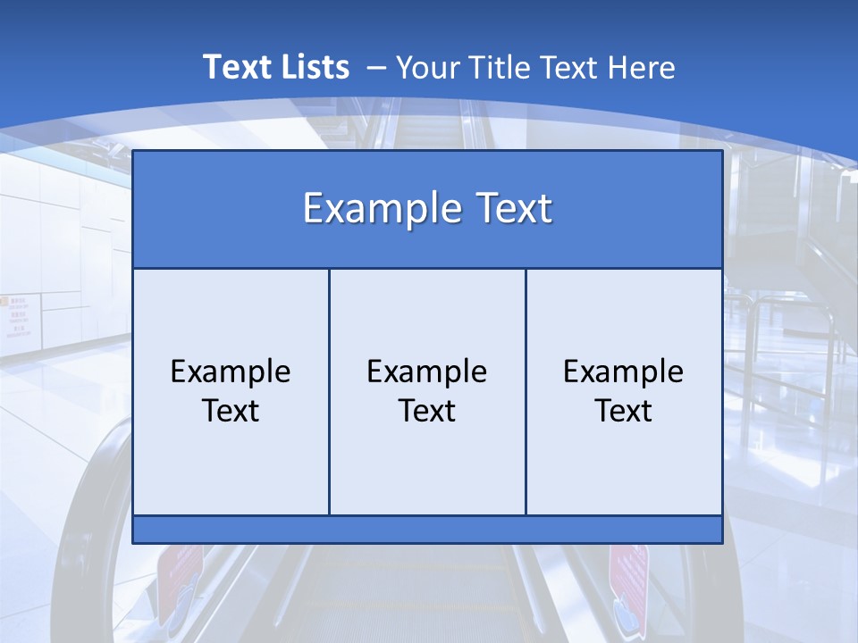 Subway Architecture Way PowerPoint Template