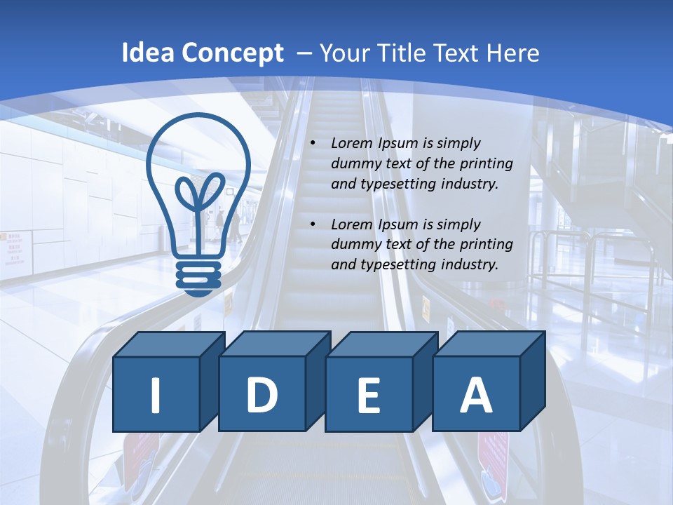 Subway Architecture Way PowerPoint Template
