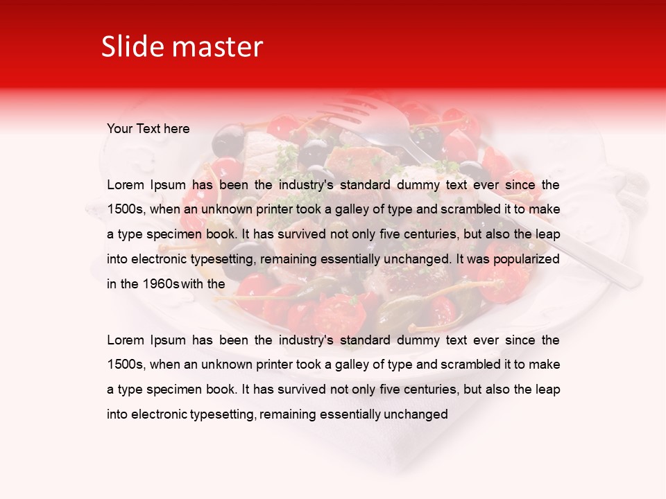 Lemon Tropical Food PowerPoint Template