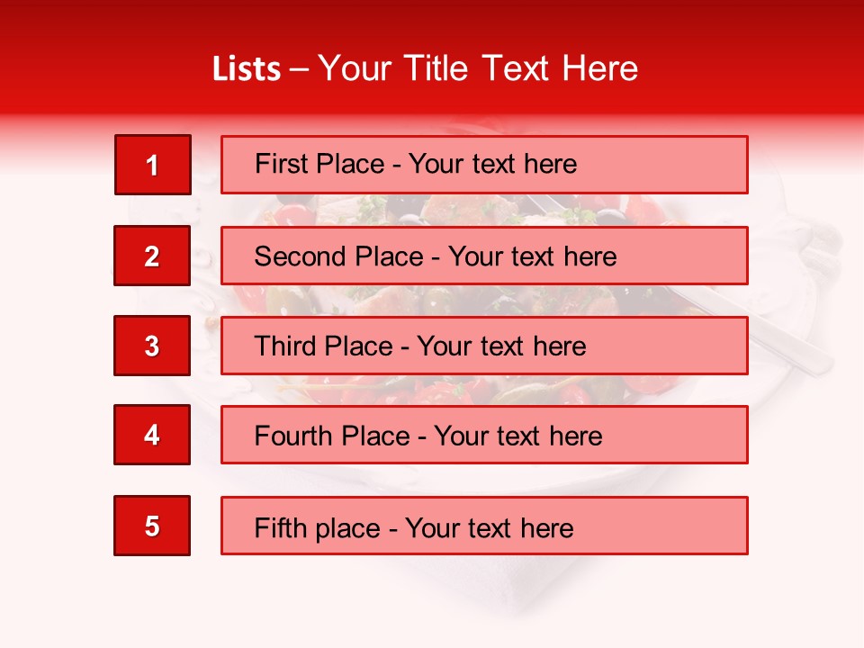 Lemon Tropical Food PowerPoint Template