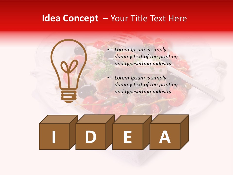 Lemon Tropical Food PowerPoint Template