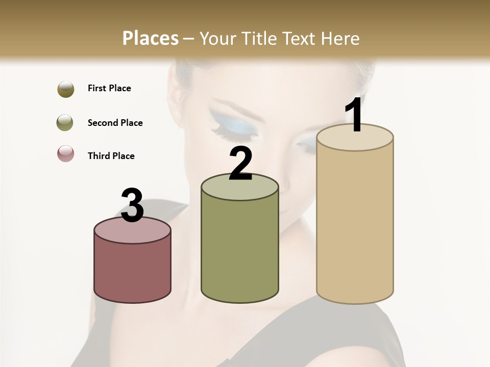 Woman Lash Creative PowerPoint Template