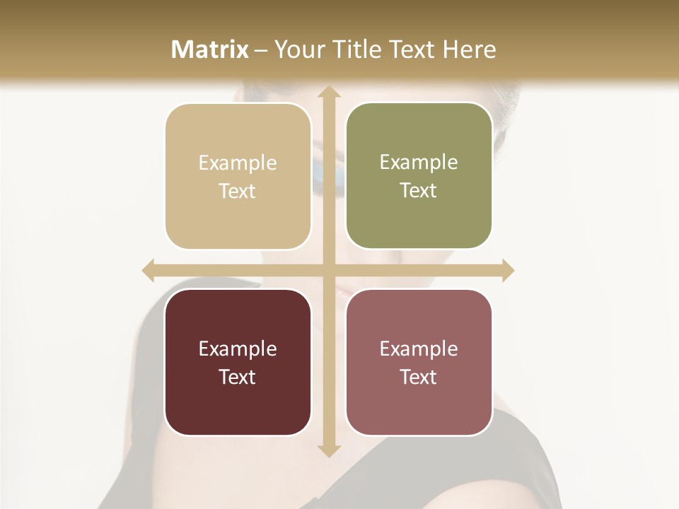 Woman Lash Creative PowerPoint Template