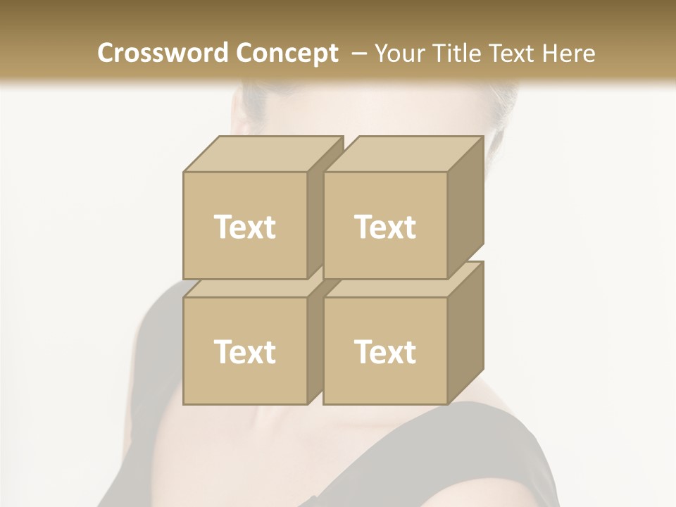 Woman Lash Creative PowerPoint Template