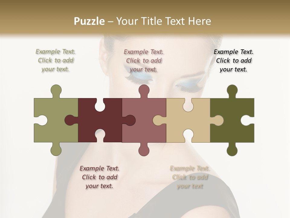 Woman Lash Creative PowerPoint Template