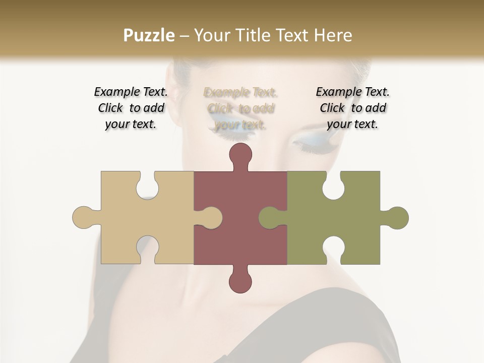 Woman Lash Creative PowerPoint Template