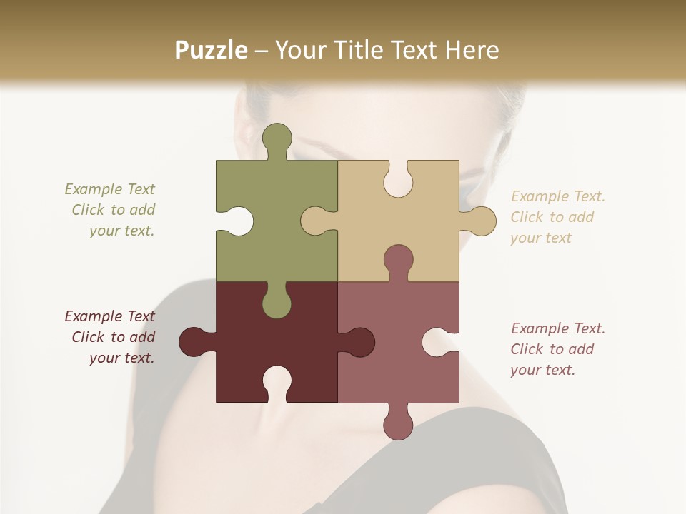 Woman Lash Creative PowerPoint Template