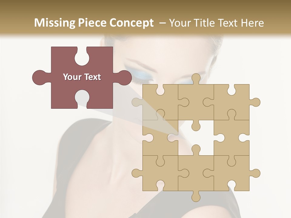 Woman Lash Creative PowerPoint Template