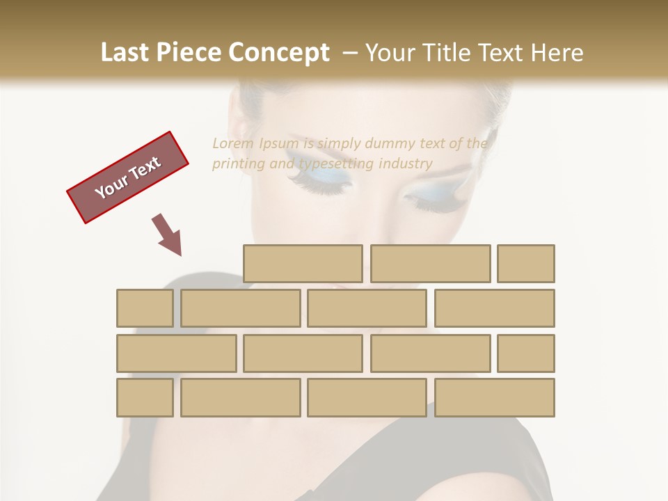 Woman Lash Creative PowerPoint Template