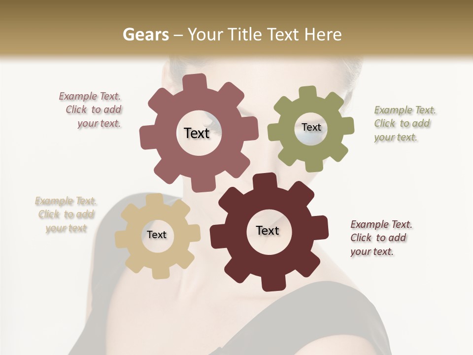 Woman Lash Creative PowerPoint Template