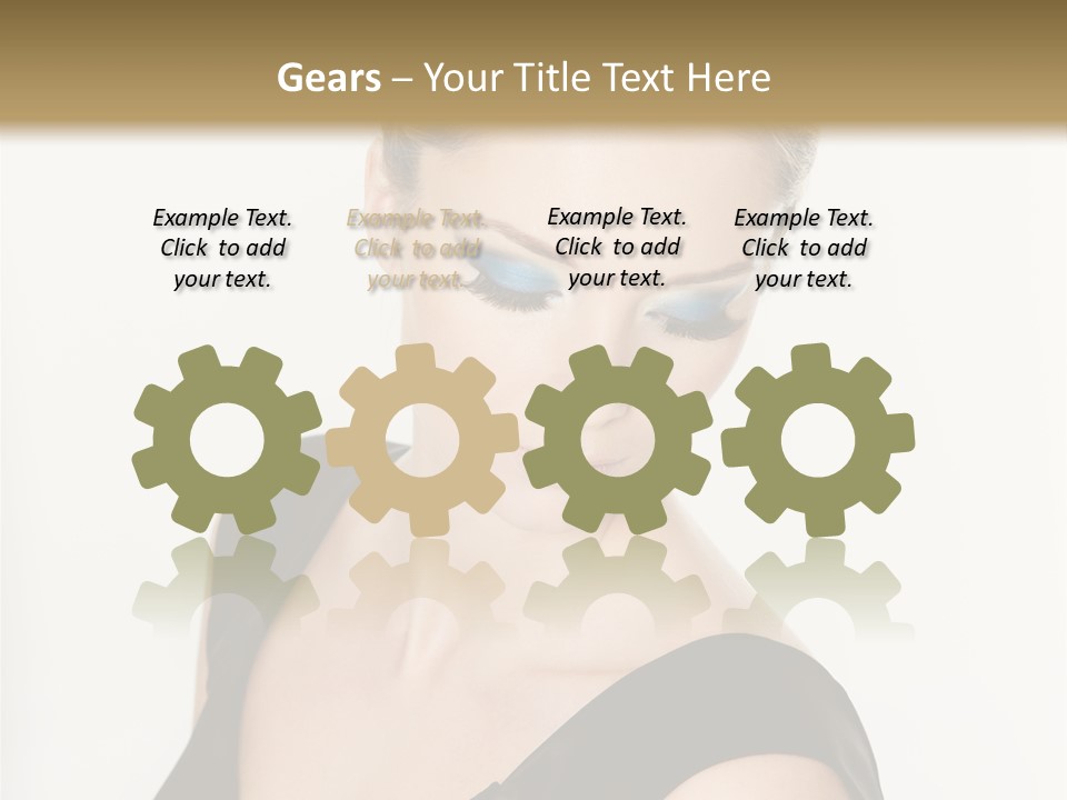 Woman Lash Creative PowerPoint Template