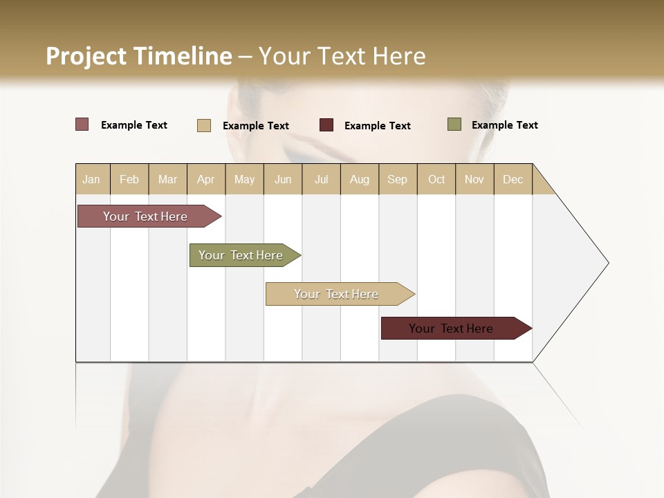 Woman Lash Creative PowerPoint Template