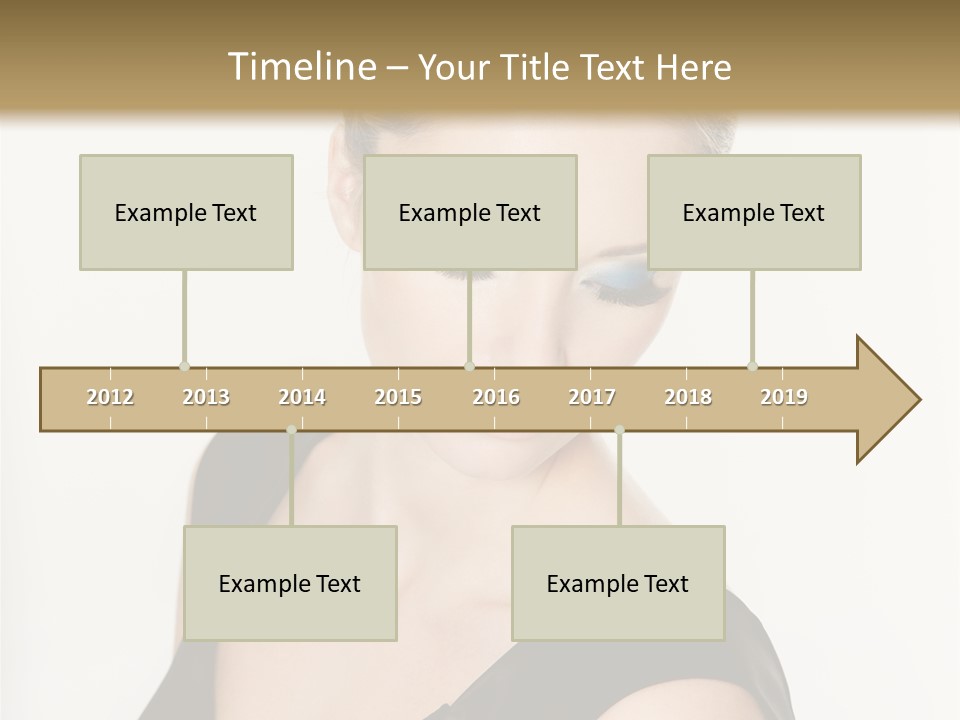 Woman Lash Creative PowerPoint Template