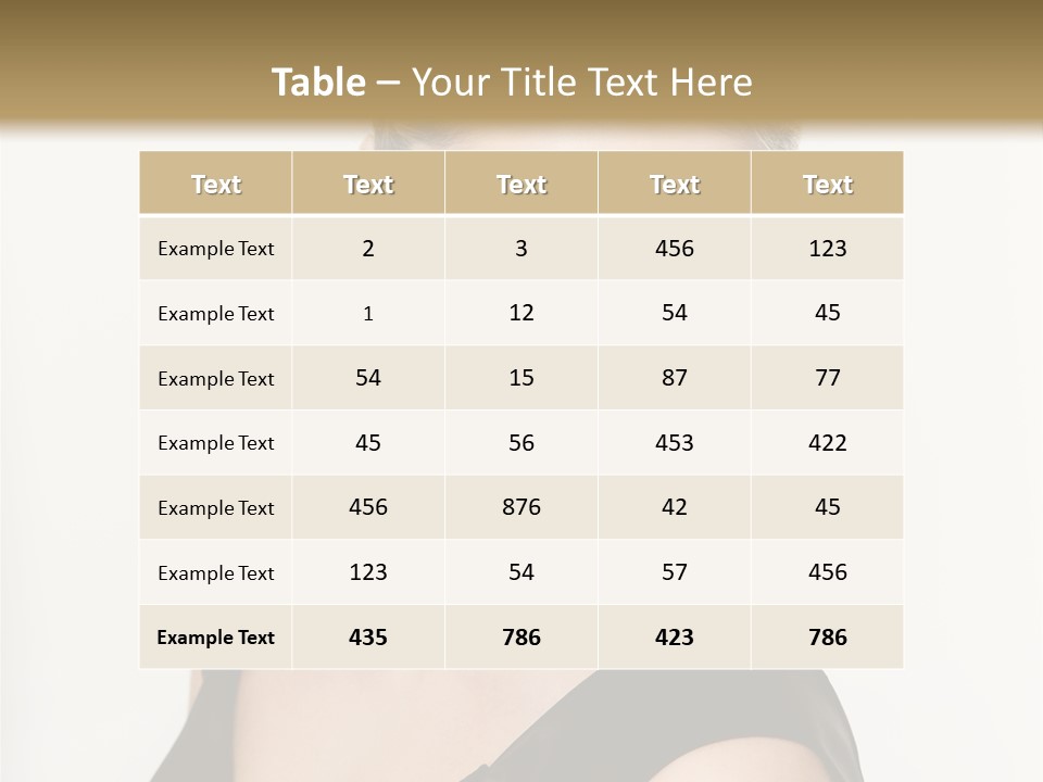 Woman Lash Creative PowerPoint Template