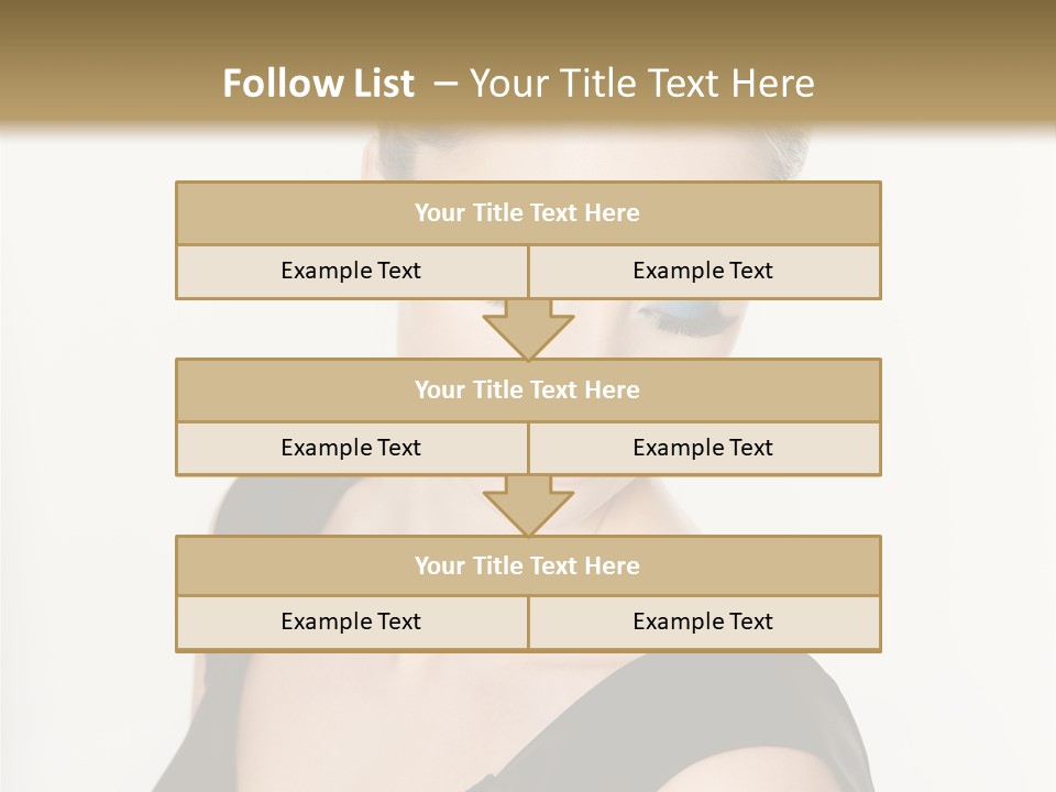 Woman Lash Creative PowerPoint Template