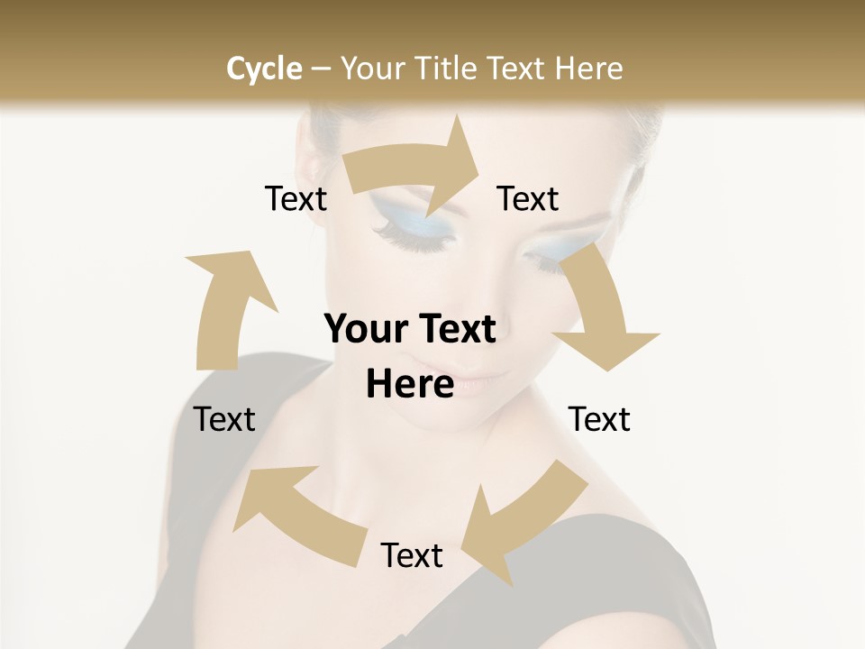 Woman Lash Creative PowerPoint Template