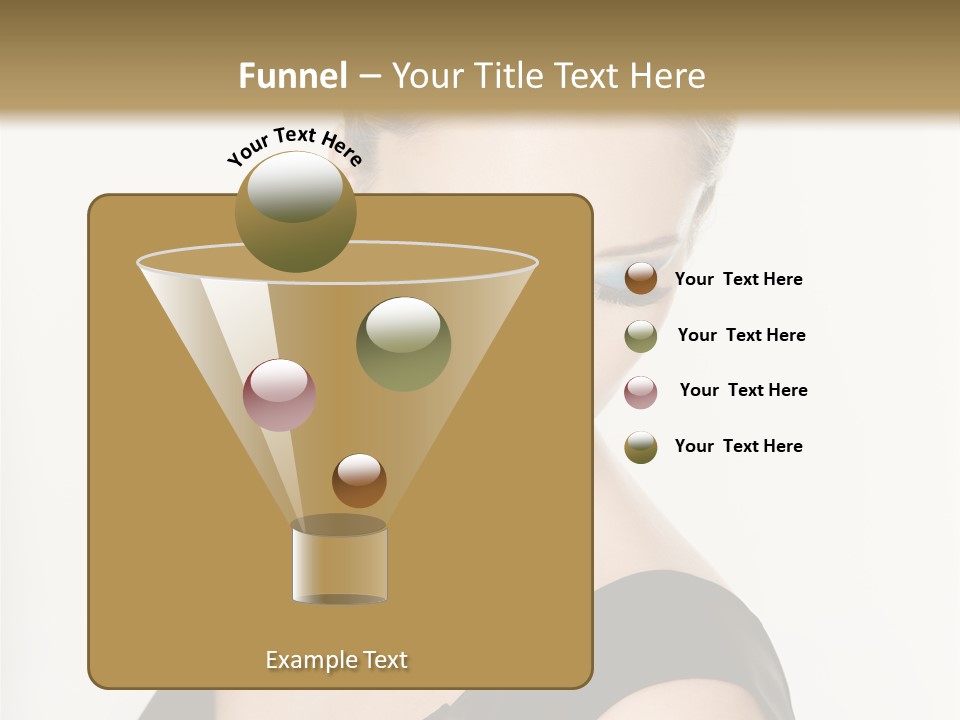 Woman Lash Creative PowerPoint Template