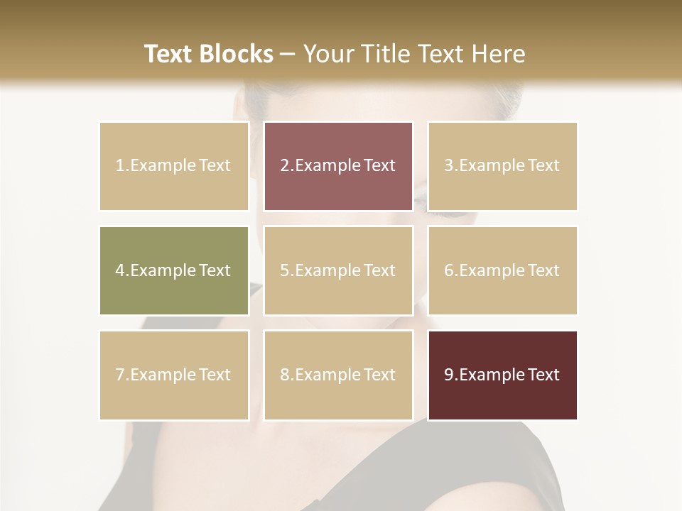 Woman Lash Creative PowerPoint Template