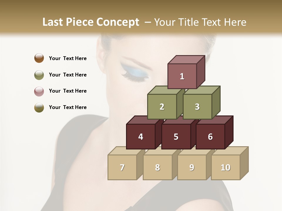 Woman Lash Creative PowerPoint Template