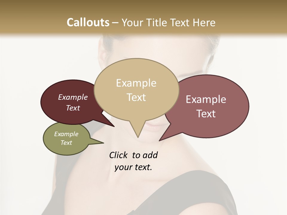 Woman Lash Creative PowerPoint Template