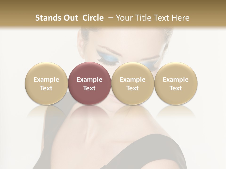 Woman Lash Creative PowerPoint Template